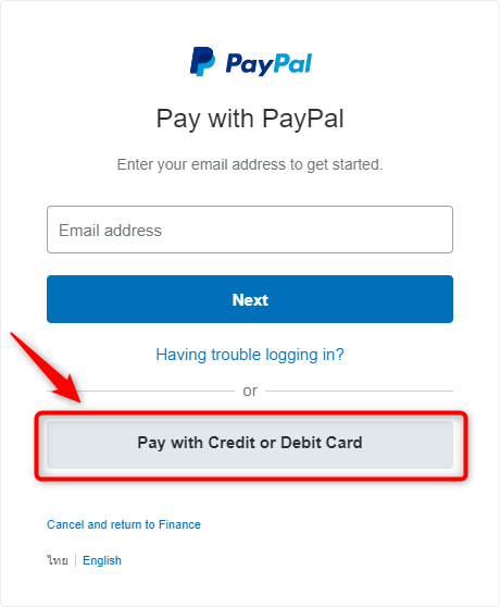 PayPal credit card payment PayPal credit card payment