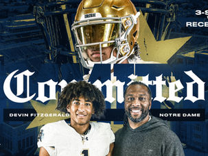 BREAKING: C/O 2026 WR Devin Fitzgerald Commits To Notre Dame