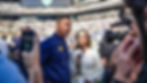 Marcus Freeman and Molly McGrath