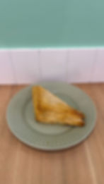 Puff pastry filled with Cheese