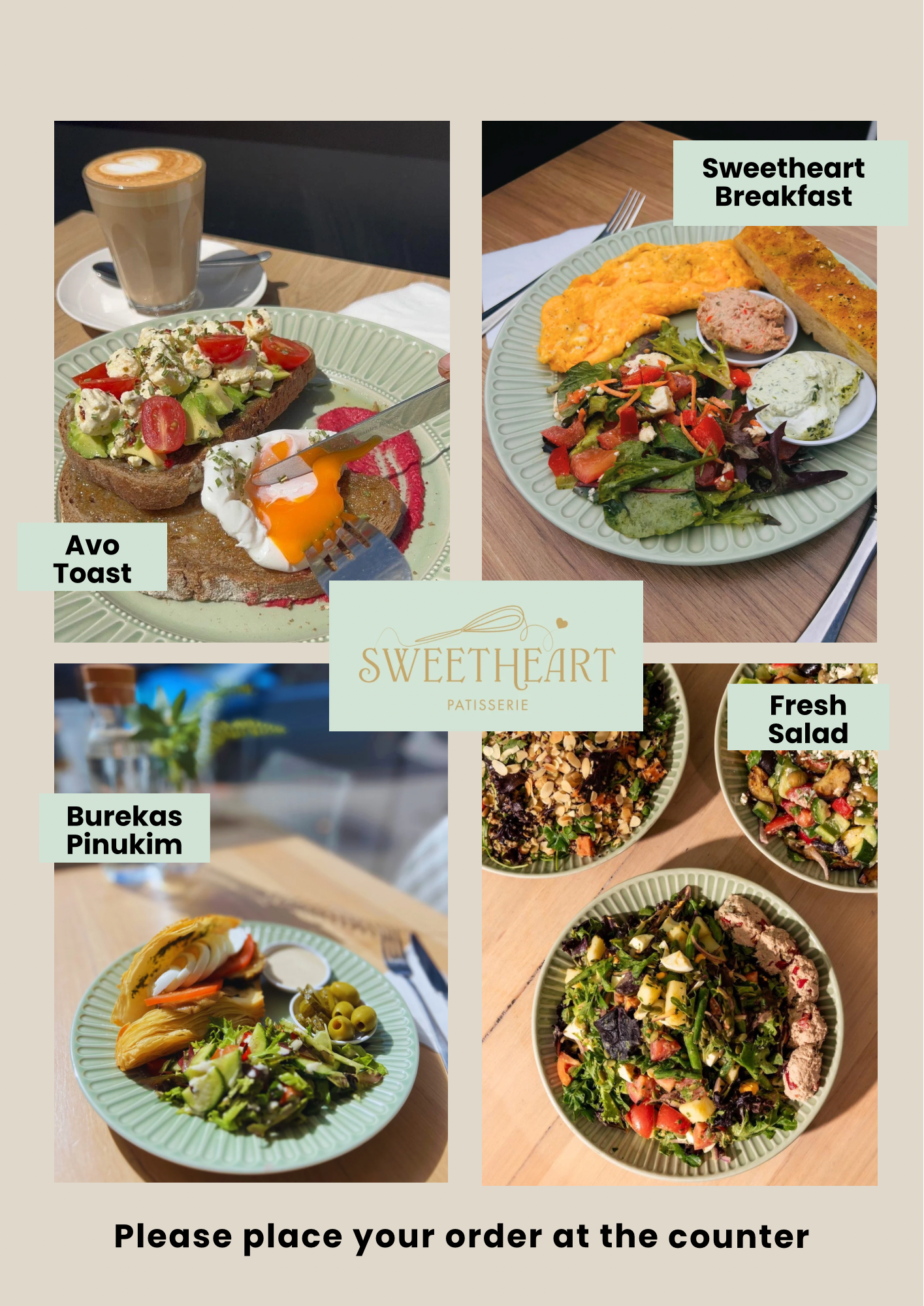 Arranged Food and Objects