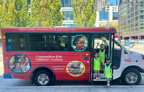 Cosmopolitan Kids children on the bus around Seattle