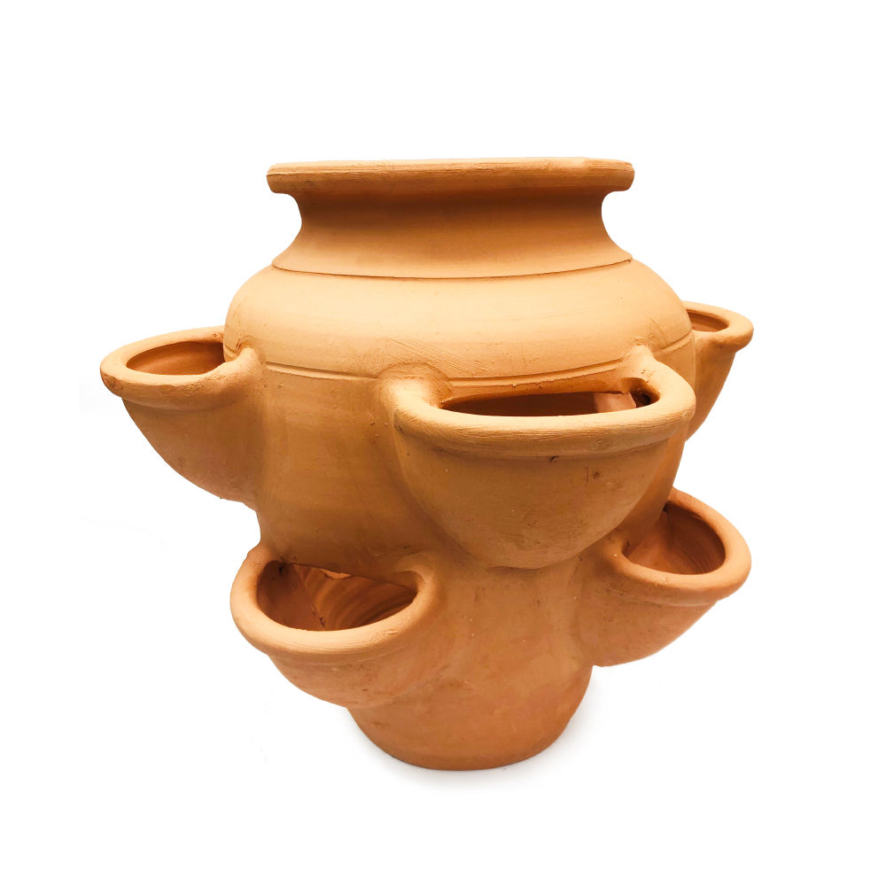 Vaso em Barro Morangueiro