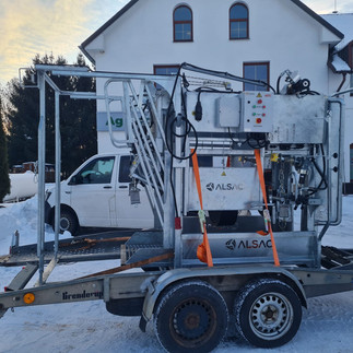 Paznehtářská klec Alsac na vozíku