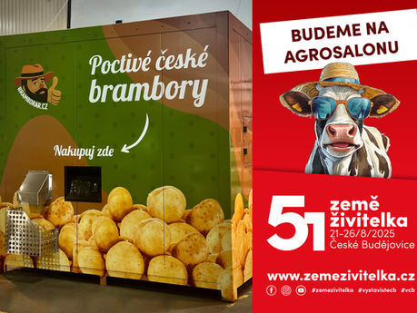 Budeme na Země Živitelka 2025: Představíme bramborový automat!
