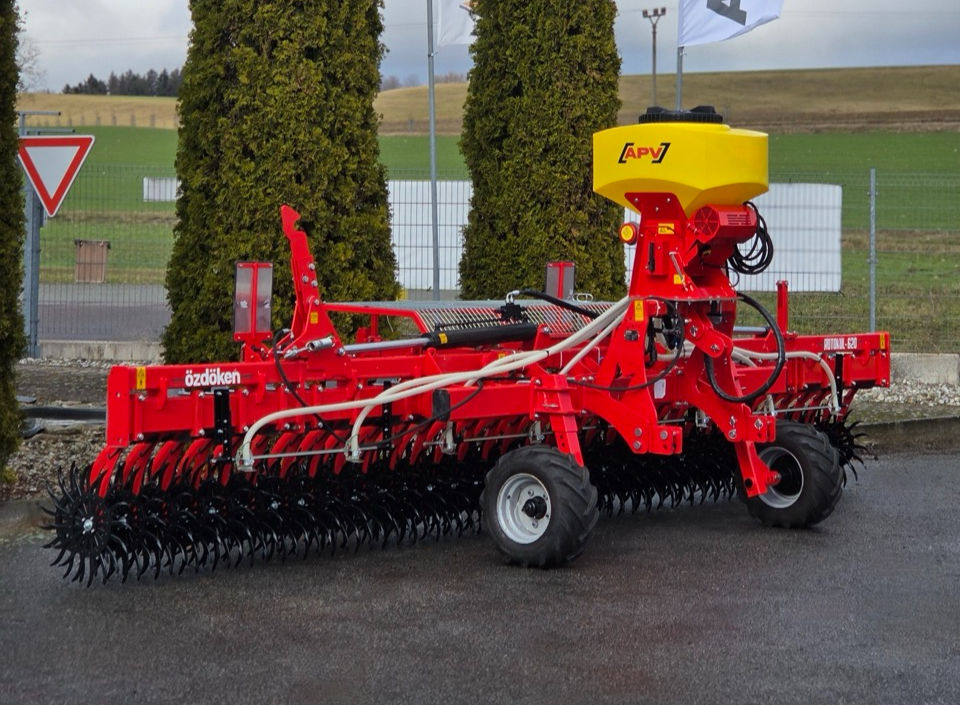 Rotační plečka s přísevem