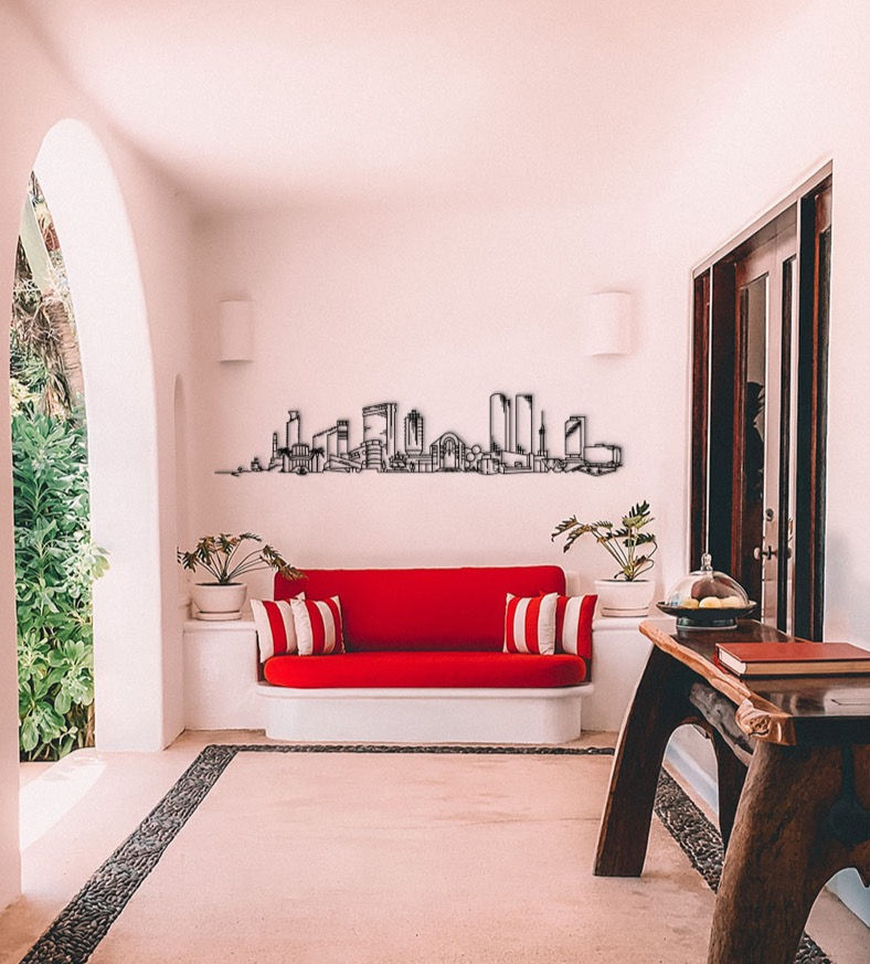Thumbnail: Tel Aviv Cityscape - Metal art