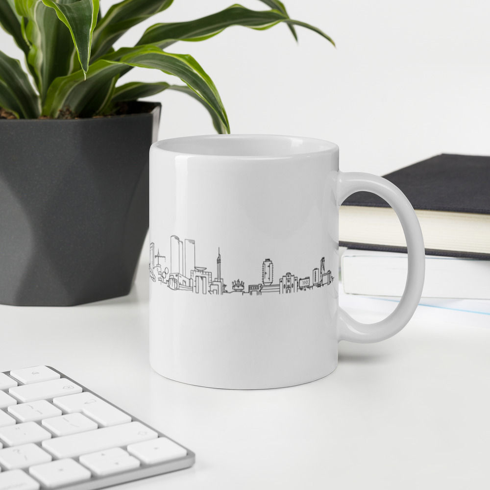 Tel Aviv Cityscape (extended version) - Mug