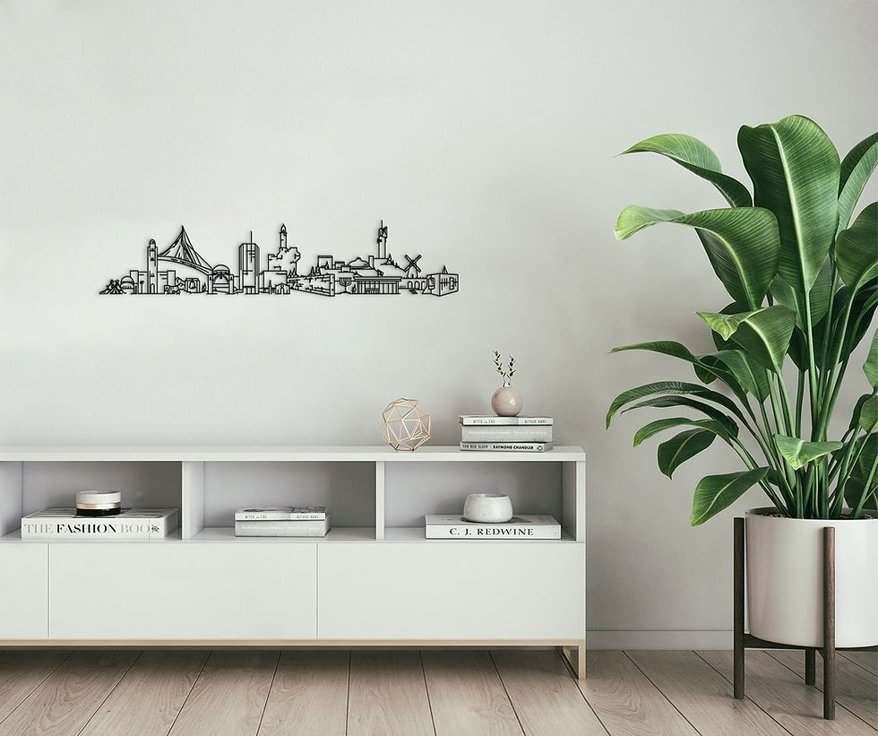 Thumbnail: Jerusalem Cityscape - Metal art