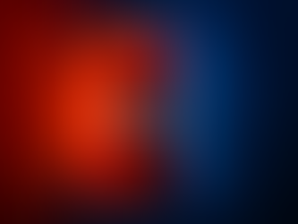 Red soda can with "SODA" text, covered in water droplets. Fiery red left and cool blue right background create a dynamic contrast.