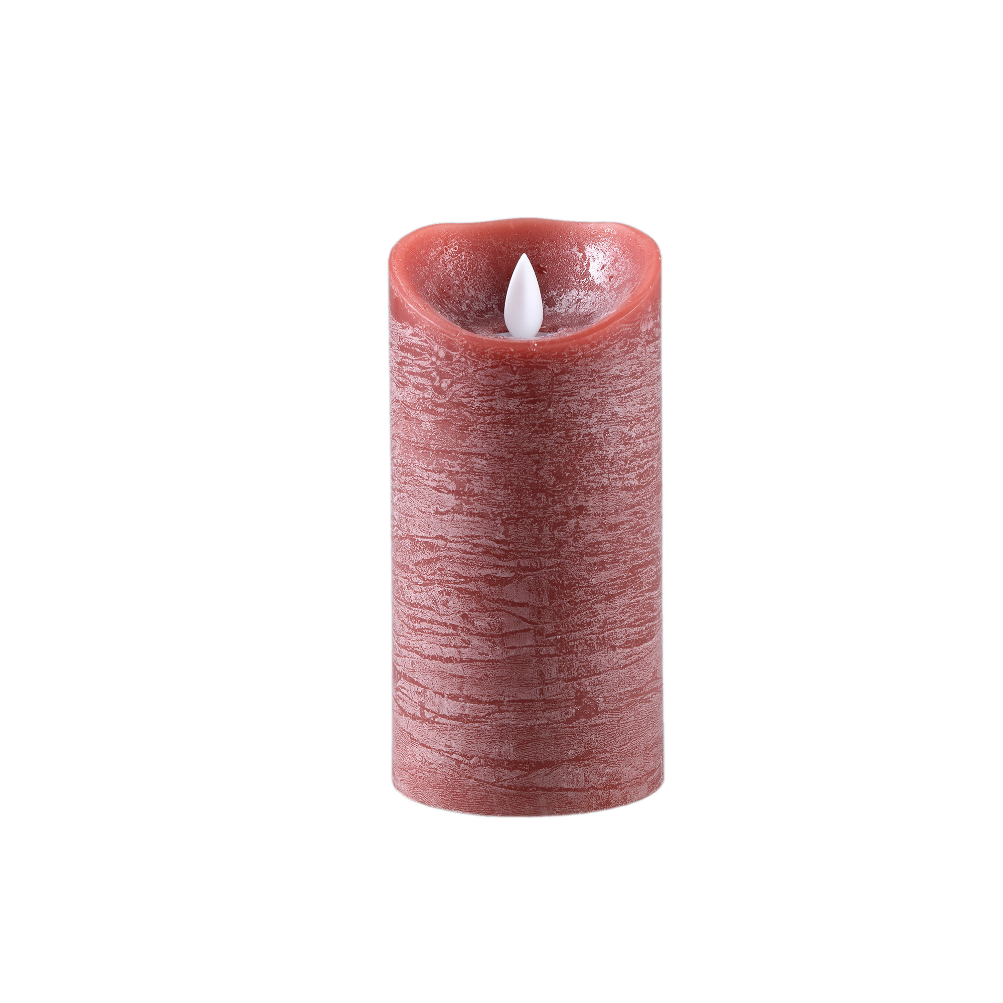 PTMD LED Candle moveable flame stone brown M