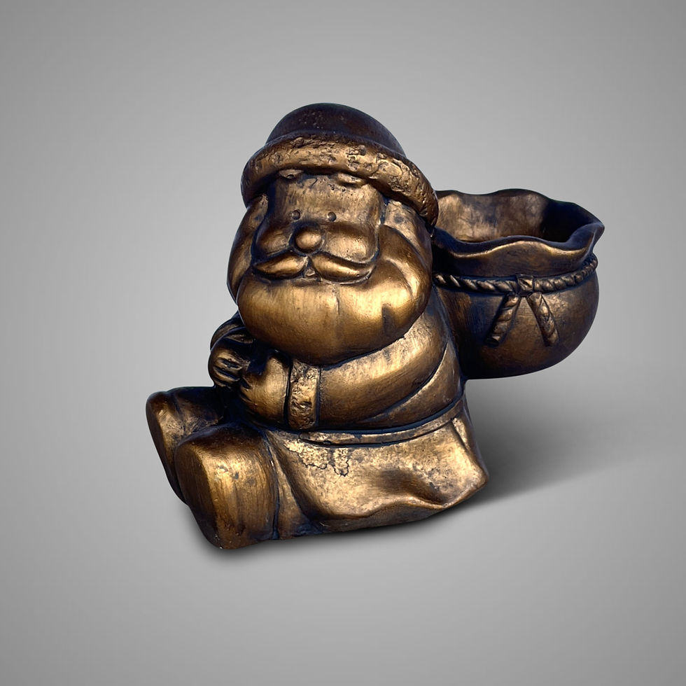 Thumbnail: Brynxz Santa Claus Easy Tealightcup Majestic Gold D.17 H.14
