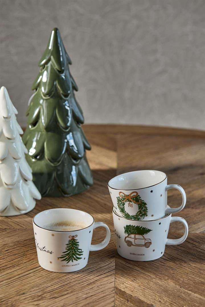 RM Christmas Mugs; Have a wonderfull christmas mug & We wish you a merry christmas mug