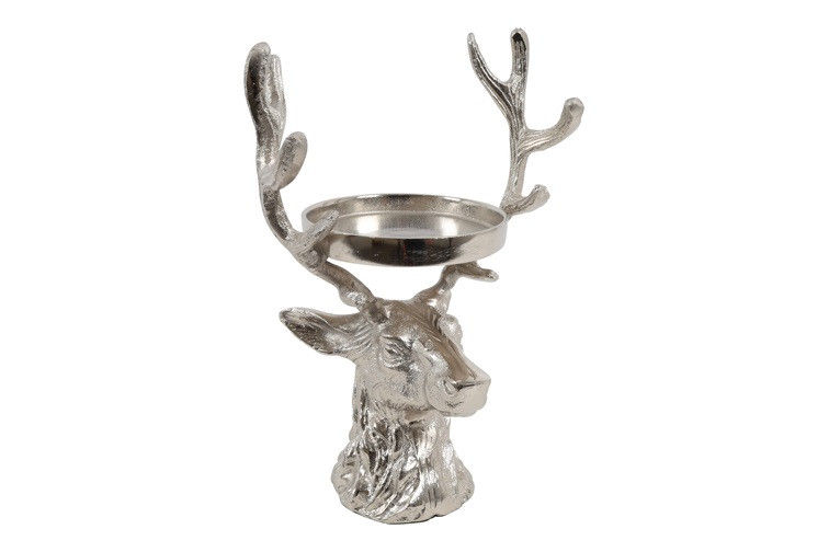 Countryfield Kandelaar Hert Xari zilver
