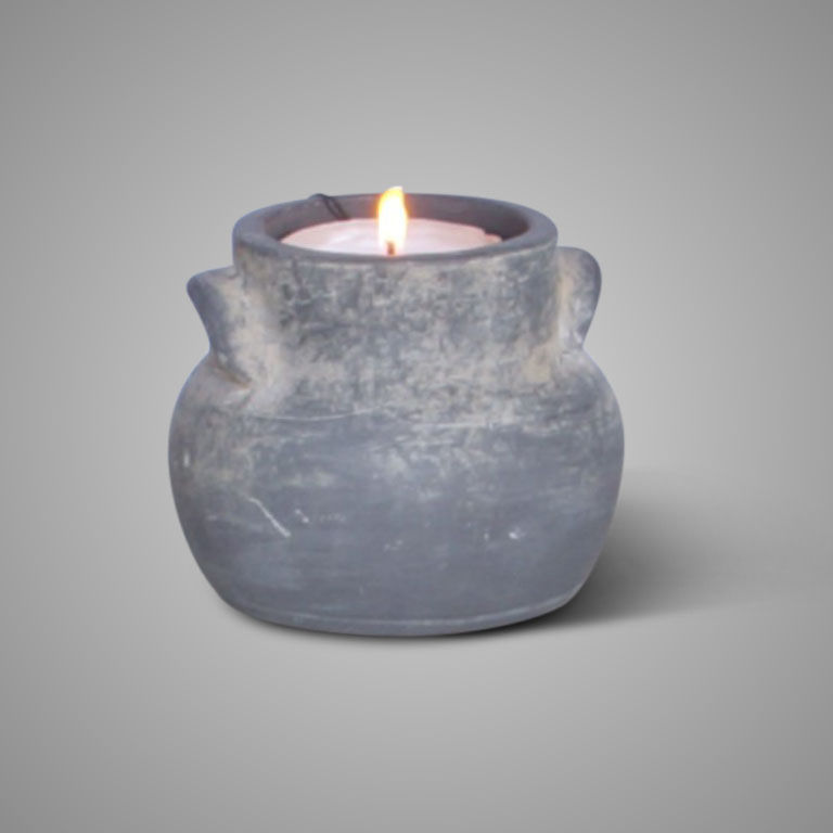 Brynxz Tealight Coulogne Ancient Clay L D.12 H.10