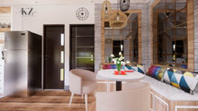 LIVING ROOM AND KITCHEN