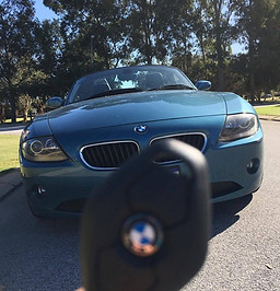 Transponder car key with immobiliser chip, programmed in Perth