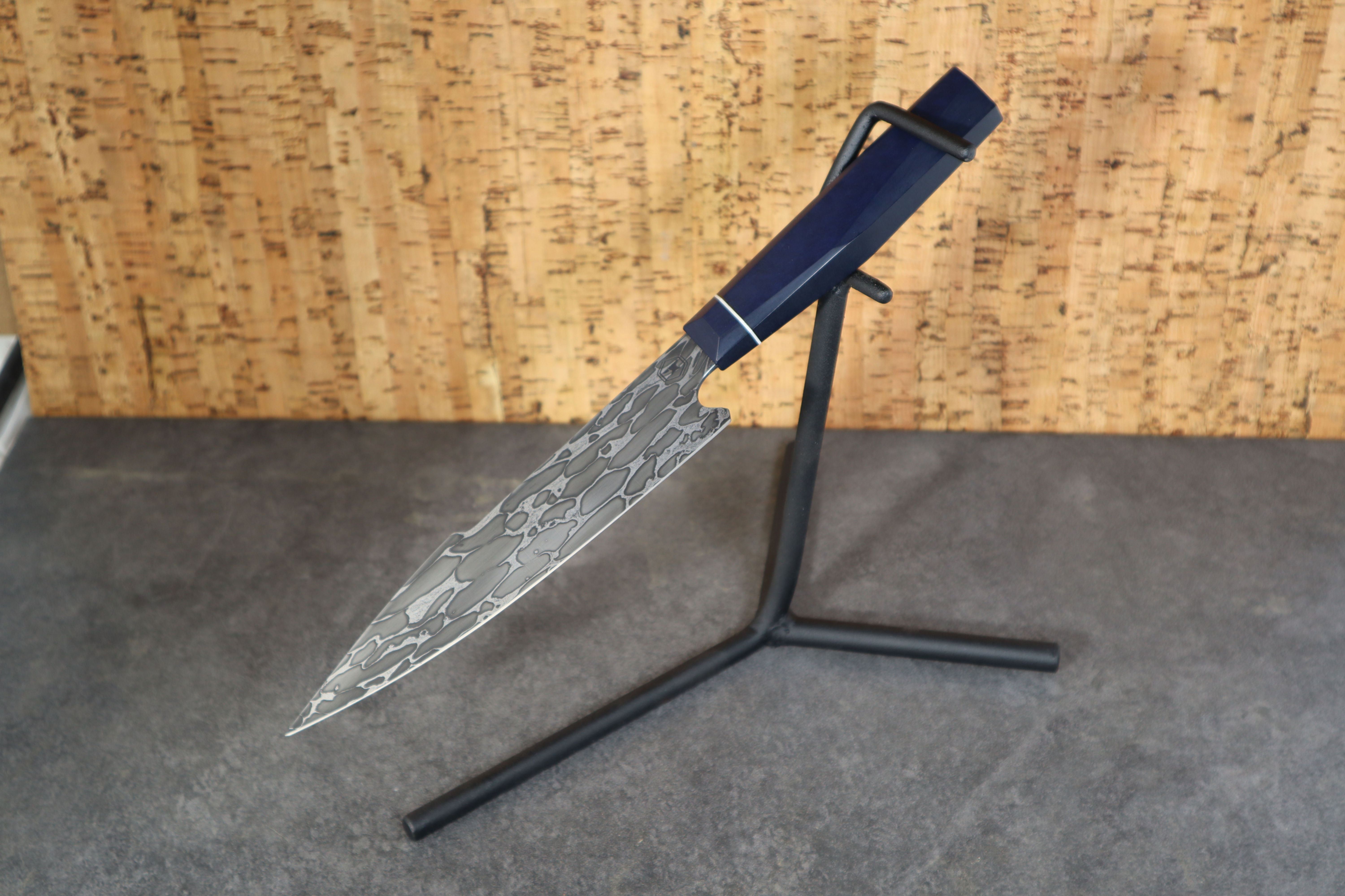 Snow Leopard Damascus Chef