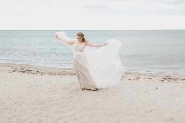 Hochzeit an der Ostsee Braut-Make-up