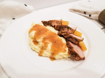 Easy Pineapple Pork Tenderloin with Creamy Potatoes