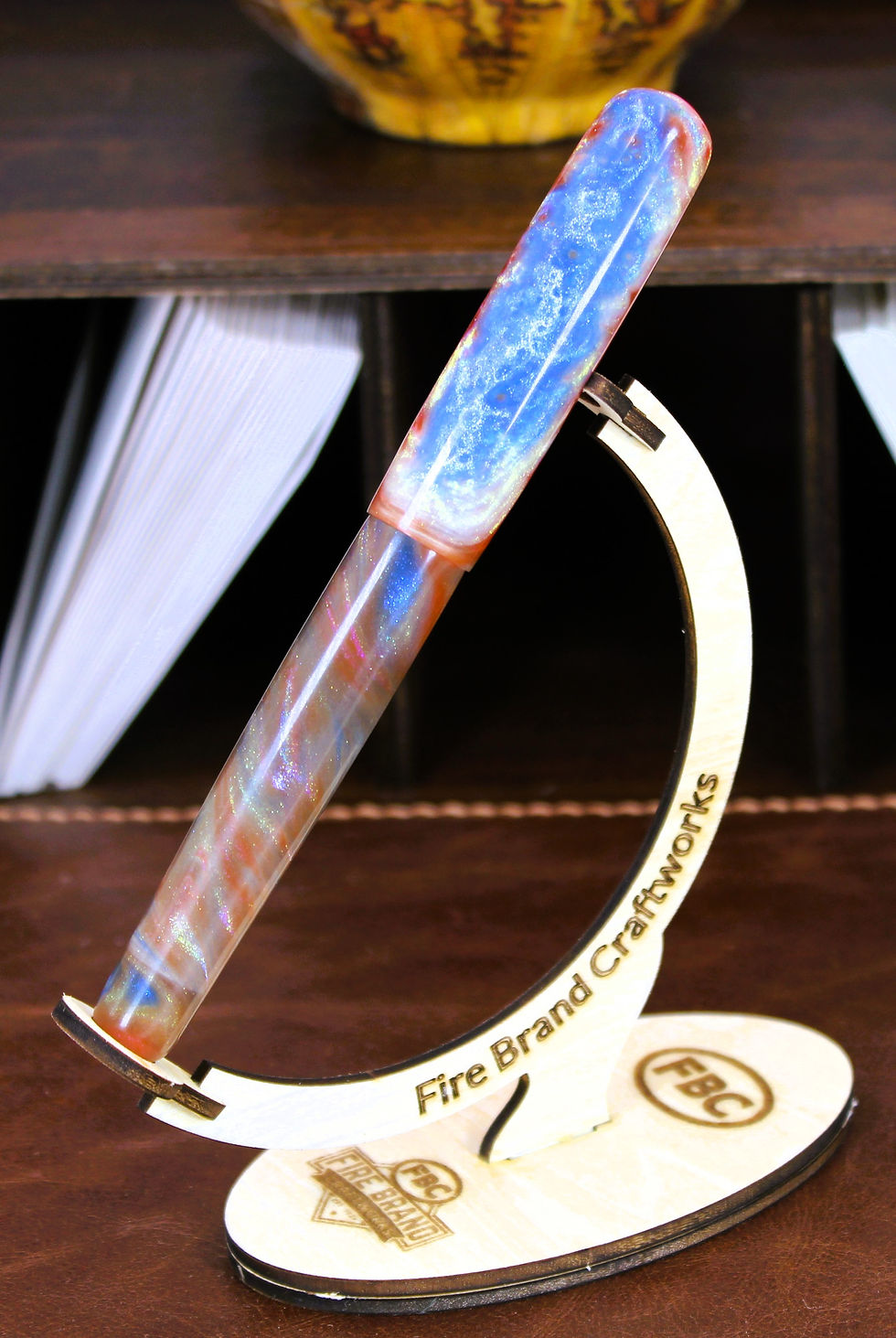 Thumbnail: Handmade Fountain Pen – "Cosmica Nebulosa"   BFP37
