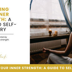 A woman meditating in a peaceful environment, embracing her inner strength and self-discovery."