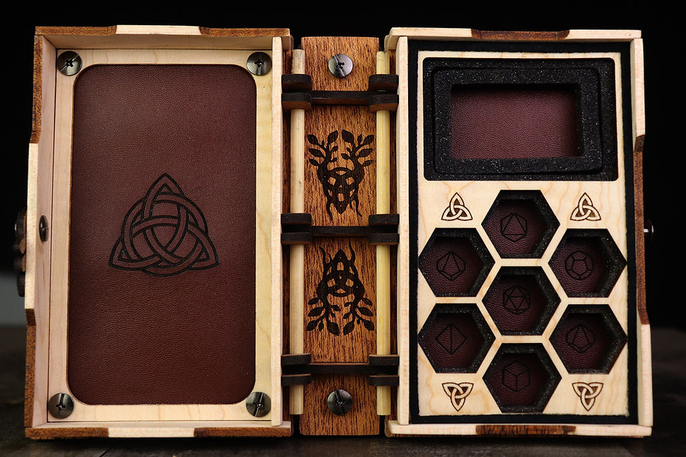 Thumbnail: Celtic Legend Dice Box and Spellbook