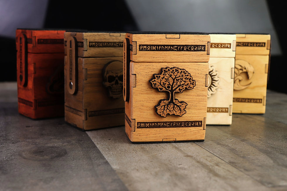 Thumbnail: Wooden Deck Box for MtG