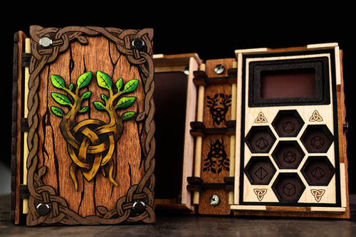 Celtic Legend Dice Box and Spellbook | Corvida Gaming
