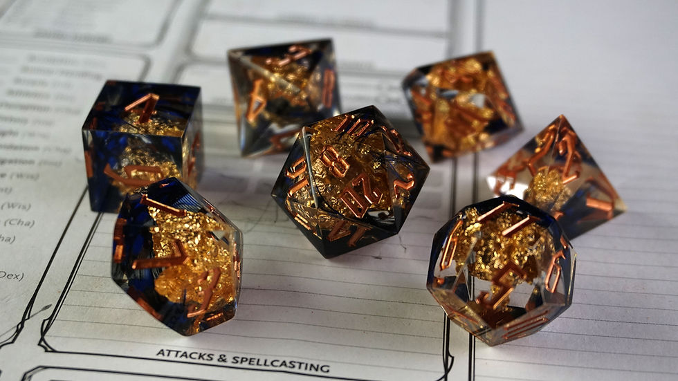 Thumbnail: Occult Essence Polyhedral Dice
