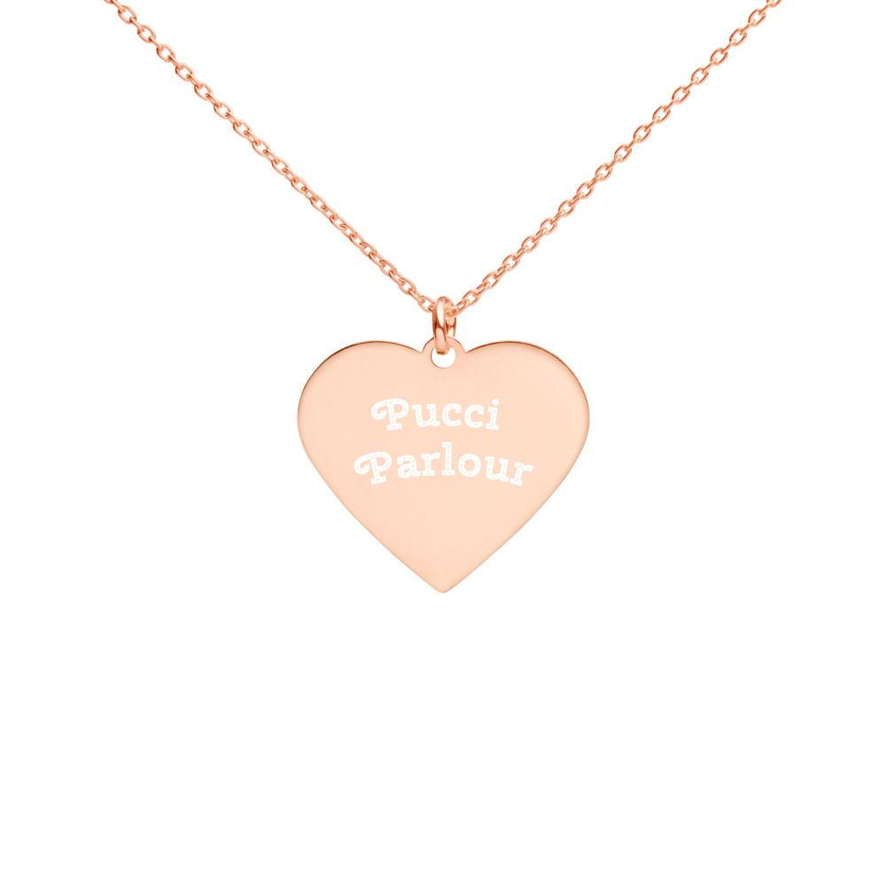 Engraved Heart Necklace