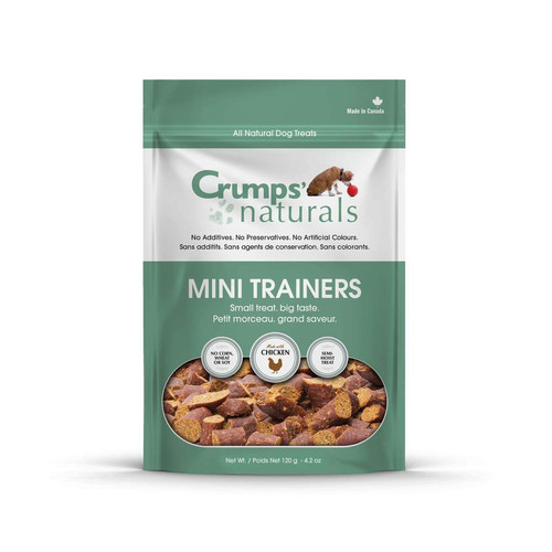Crumps' Naturals Mini Trainers Chicken Semi Moist Oz Pucci