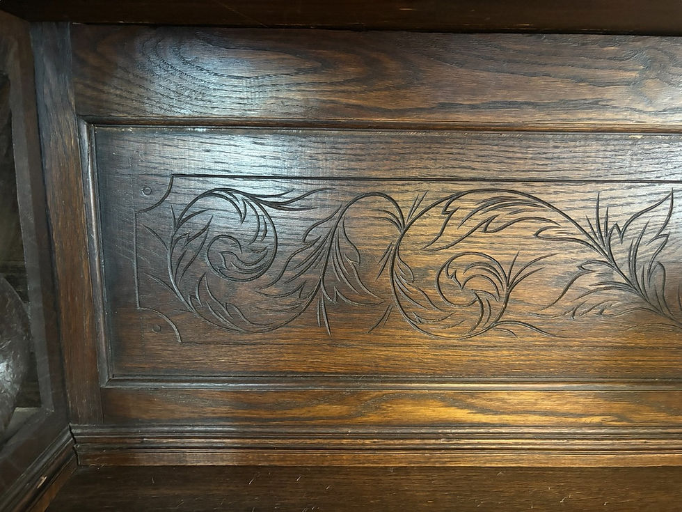 Thumbnail: ANTIQUE FRENCH CARVED BUFFET CABINET