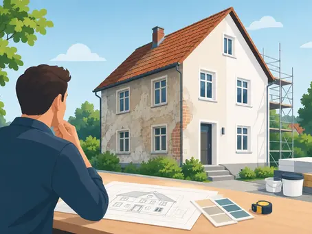 Fassadensanierung bei altem Haus richtig planen