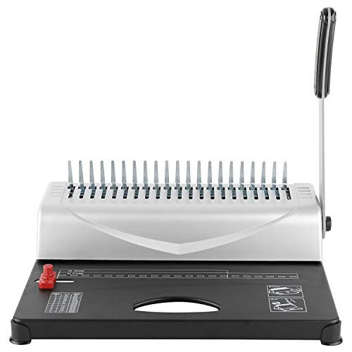 Miniatura: ENCUADERNADORA TAMAÑO A4 CON 21 ORIFICIOS RECTANGULARES 450 HOJAS MAX