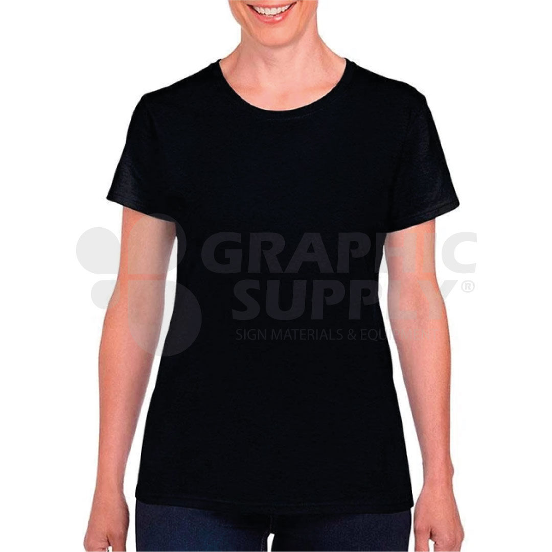TSHIRT GILDAN 5000L DE DAMA NEGRO