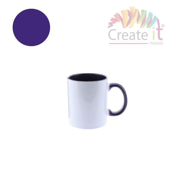 Miniatura: TAZA INTERIOR Y ASA DE COLORES 11OZ sublimable