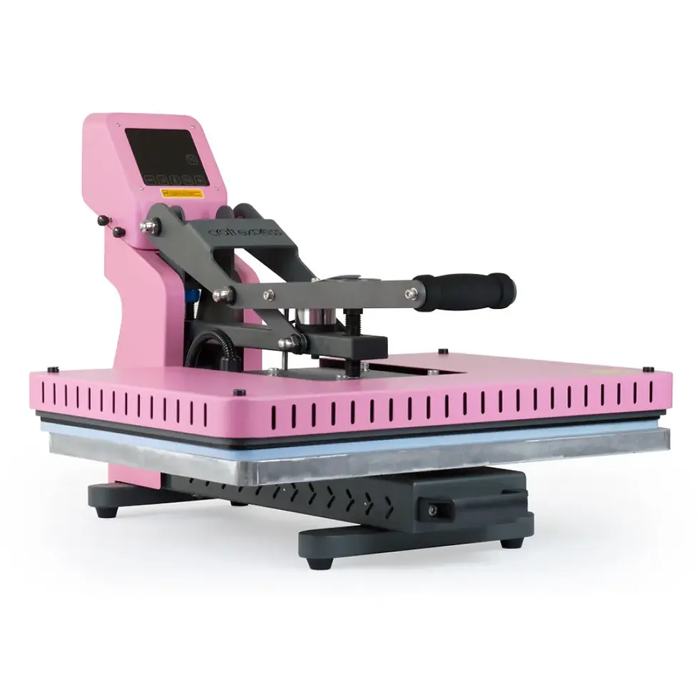 Miniatura: PLANCHA TERMICA MANUAL CON GAVETA 40x60cm CRAFT EXPRESS ROSADA