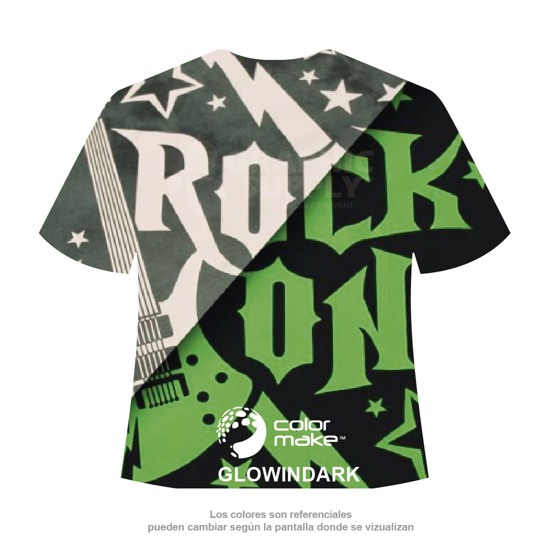 VINIL TEXTIL GLOW IN THE DARK TERMICO PU DE DETALLE