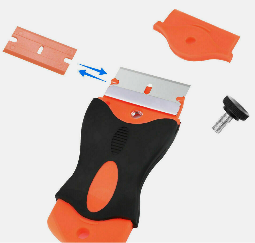 Miniatura: ESPATULA PORTA CUCHILLA PLASTICA PARA REMOVER VINIL Y UVDTF CON 50 CUCHILLAS