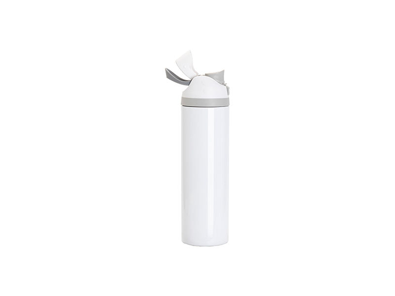 Miniatura: BOTELLA DE ACERO SUBLIMABLE BLANCO 32oz/960ml  TAPA CON PICO Y ASA