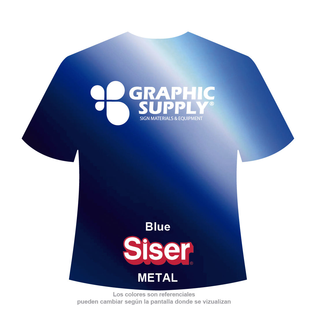 Vinil Textil Siser Metal BLUE