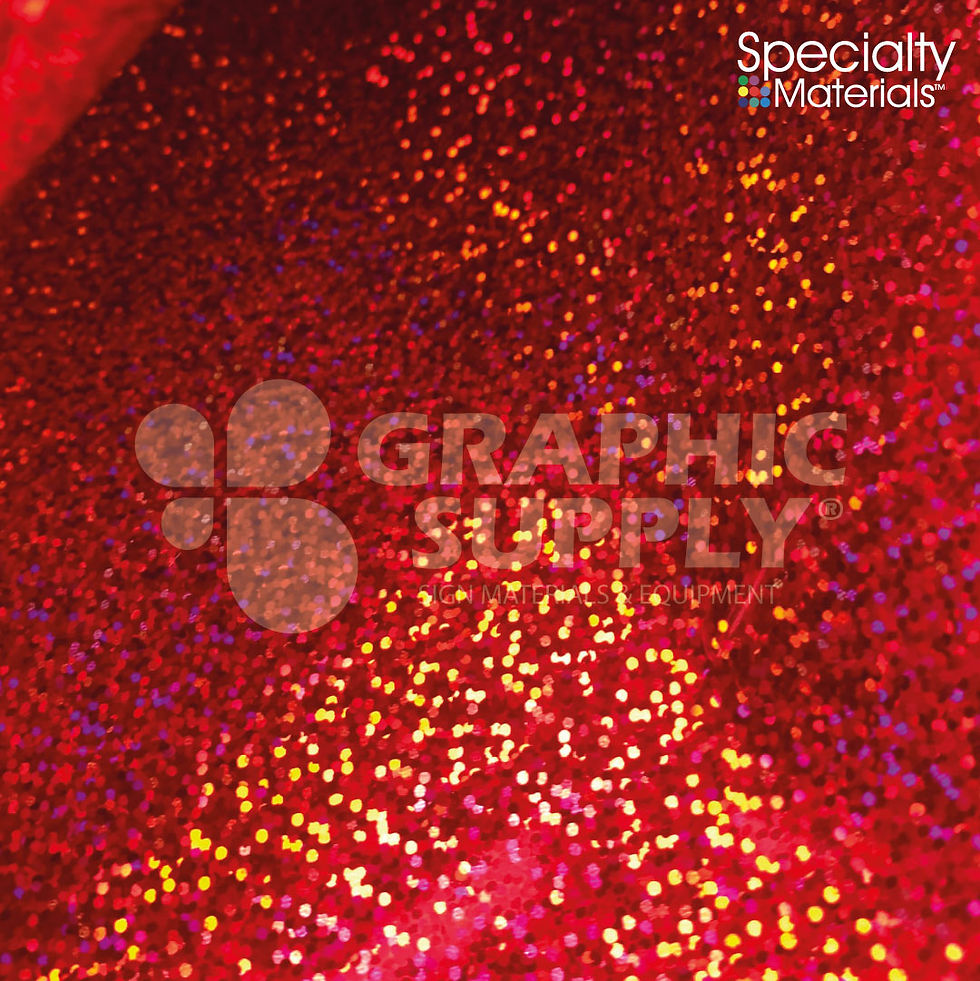 VINIL TEXTIL SPECIALTY MATERIALS DECOSPARKLE RED Graphic Supply RD