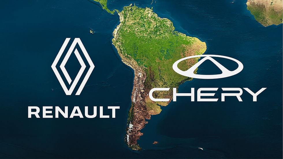 Renault y Chery negocian alianza para fabricar autos en Colombia y Argentina