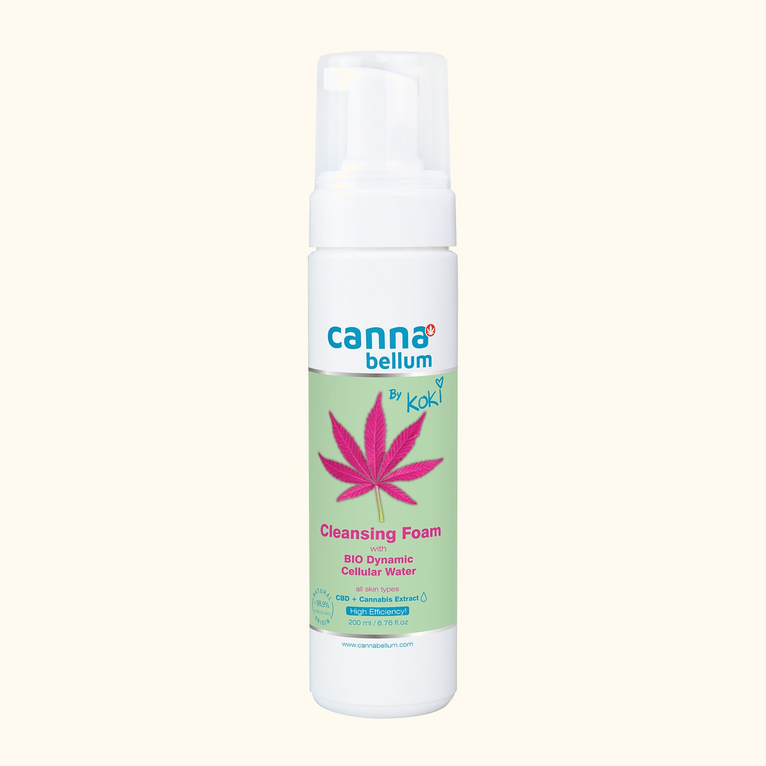 Cannabellum by Koki CBD BIO Reinigungsschaum 200 ml