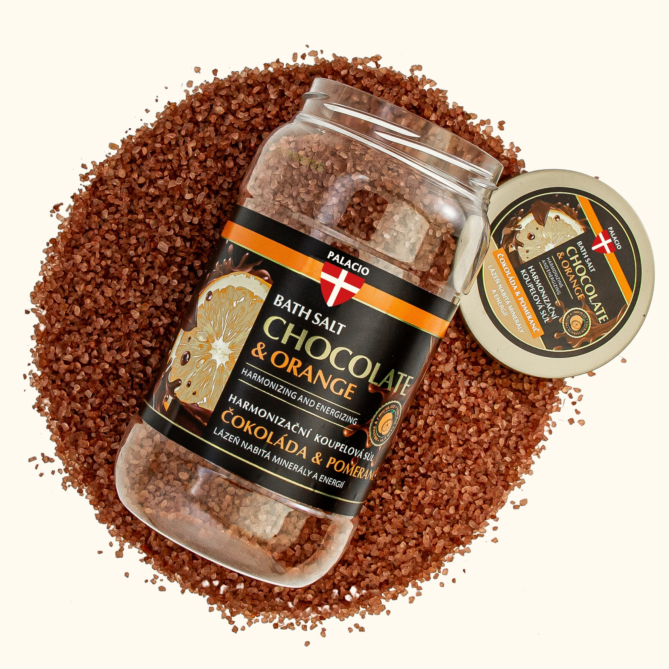 Palacio Schokoladen-Orangen-Badesalz, 1200 g