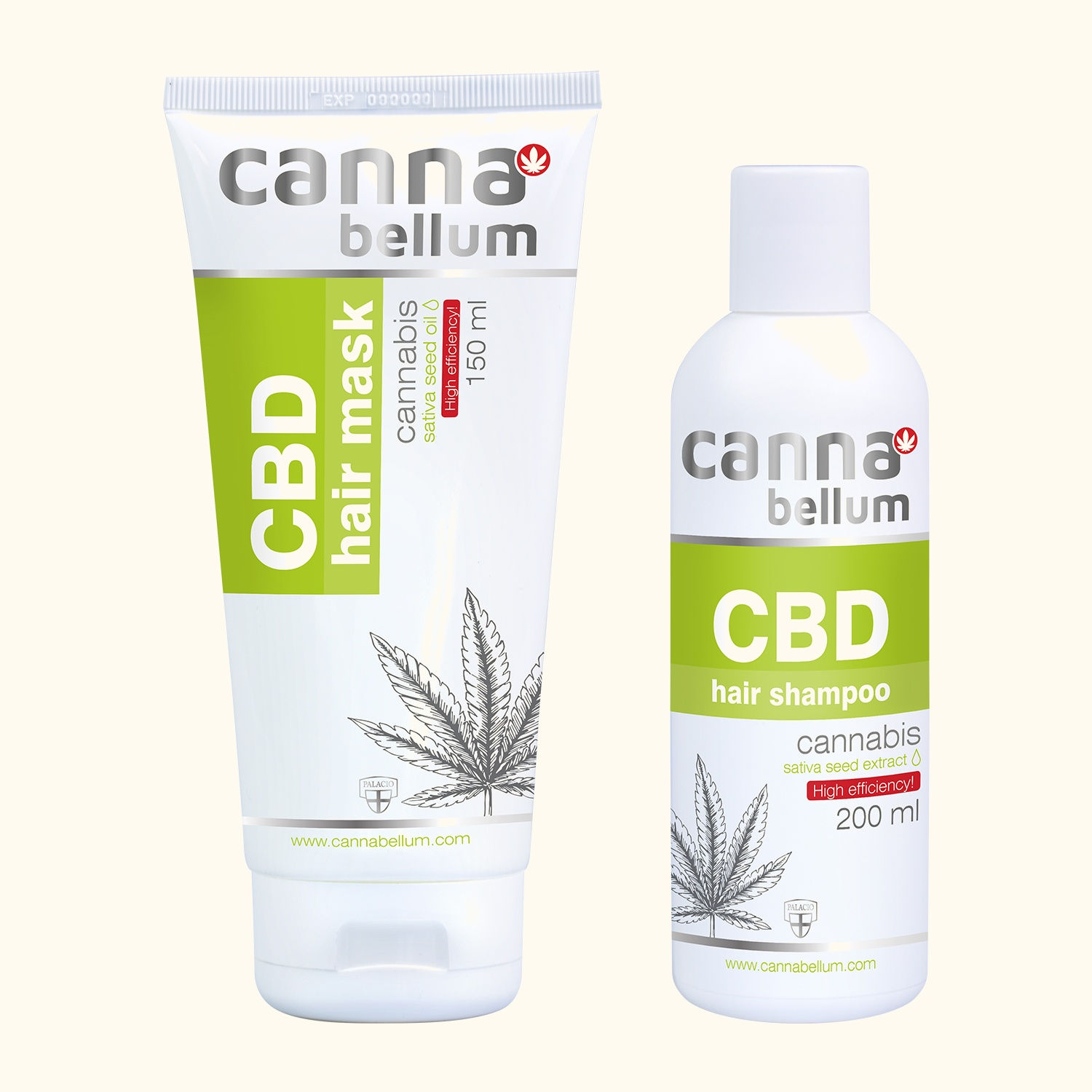 Cannabello CBD-Set für gesundes Haar
