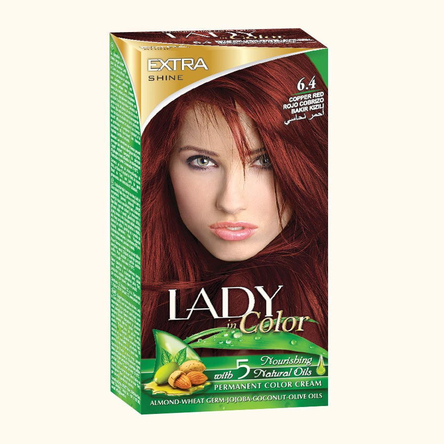 Lady in Color Haarfarbe, 6.4 Kupferrot