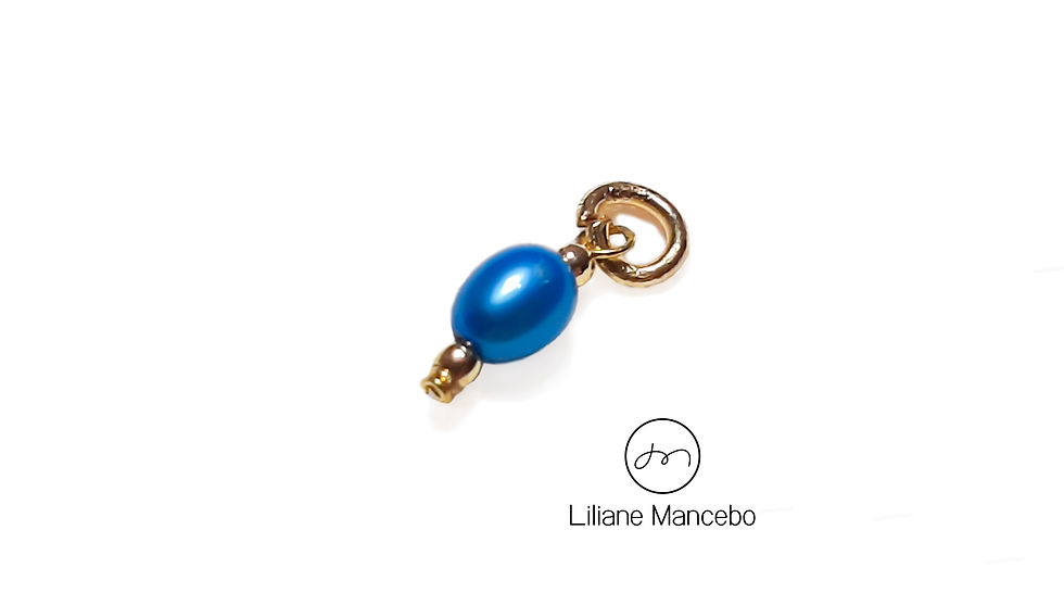 Pingente Personalizado Pérola de Água Doce