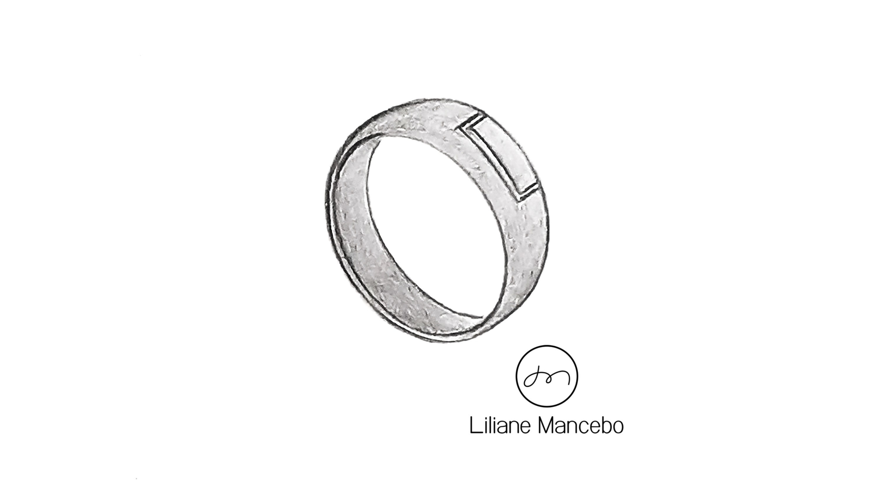 Anel Masculino Personalizado Estreito